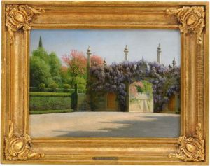 The Wisteria-clad Gateway To A Grand House In The Crimea by Gavril Kondratenko