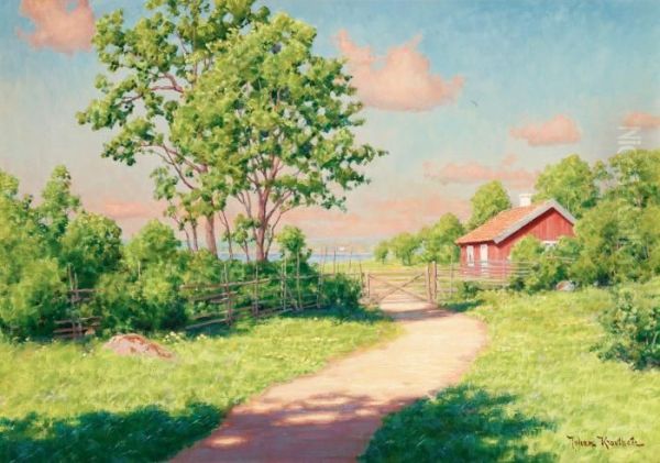 Landscape With A Red Cottage - view 1