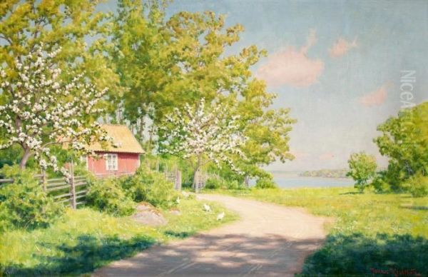 Landscape With Hens - view 1