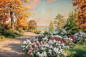 Garden With Flowers