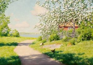 Blommande Frukttrad