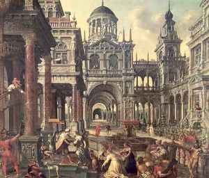 King Solomon and the Queen of Sheba by Jacob de Vries