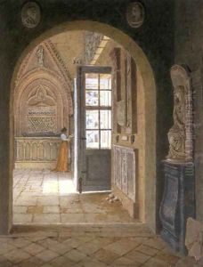 A Room in the Convent of the Petits Augustins by Jean Lubin Vauzelle
