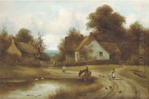 Watering the horses