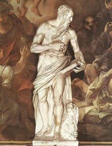 St Jerome by Alessandro Vittoria