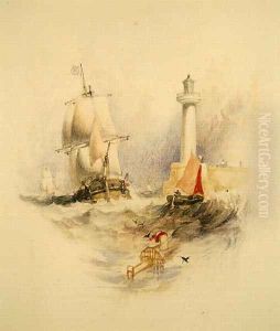 Ramsgate Harbour by Alfred Gomersal Vickers
