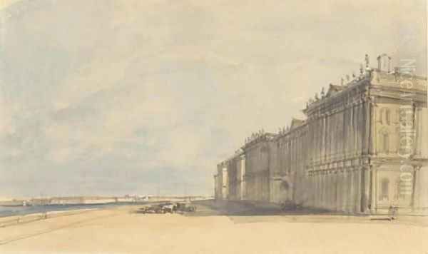 The Winter Palace at St. Petersburg, Russia - view 1