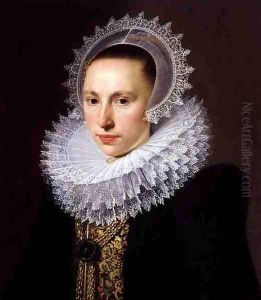 Portrait of a Lady by Cornelis van der Voort