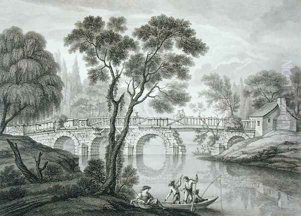 Design for a Ruinous Bridge for the Garden at Syon House, published 1778 - view 1