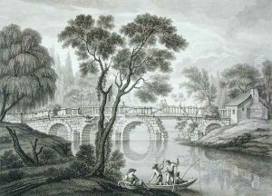 Design for a Ruinous Bridge for the Garden at Syon House, published 1778 by Francois Vivares