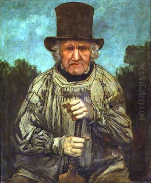 Portrait of William Beldham, c.1860 - view 1