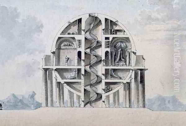 Design for a House for a Cosmopolite, 1783 2 - view 1