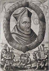 Portrait of Roberto Bellarmini (1542-1621) Cardinal Archbishop of Capua by Johannes Valdor