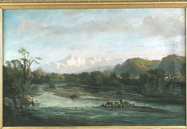 The Mountain Stream and the Pic du Midi, Bigorre, 1882 - view 1
