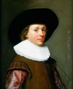 Portrait of a young Man by Willem Willemsz. van der Vliet
