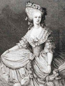 Portrait of Marie Therese Louise, Princesse de Lamballe 1749-92 engraved by Stephane Pannemaker 1847-1930 by Viollat, Eugene Joseph