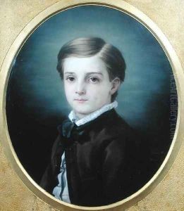 Portrait of Pierre Loti 1850-1923 by his sister, 1862