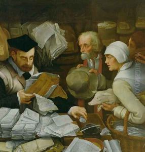 The Tax Collector, 1543 by Paul Vos