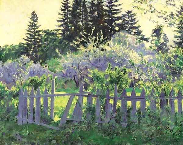 Garden with Lilacs - view 1