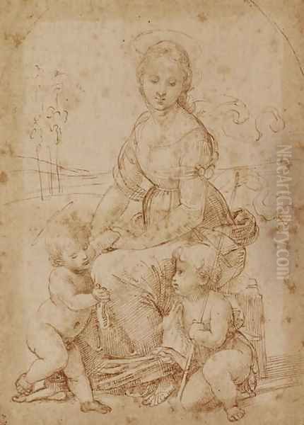 The Virgin with the Infant Christ and St. John the Baptist, after Raphael - view 1