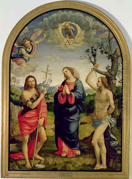 The Virgin with Saints Sebastian and John the Baptist - view 1