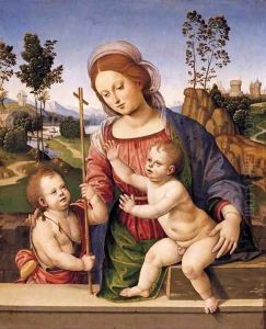 Madonna and Child with the Infant St John the Baptist by Timoteo Viti
