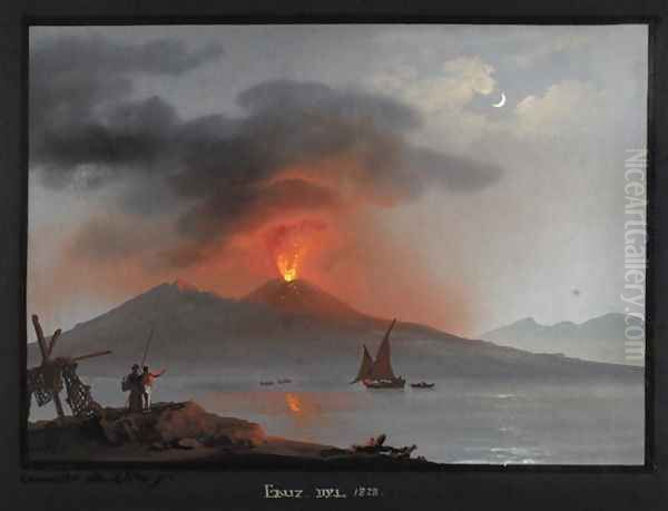 Vesuvius, eruption of 1828 - view 1