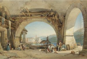 Isola Bella From The Pisentore by William Leighton Leitch