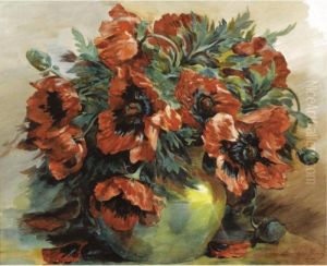 Les Coquelicots by Madeleine Jeanne Lemaire