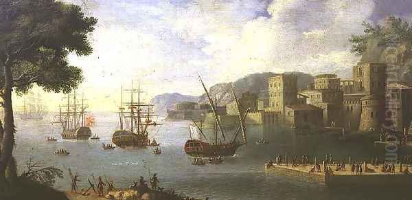 The Port of Leghorn - view 1