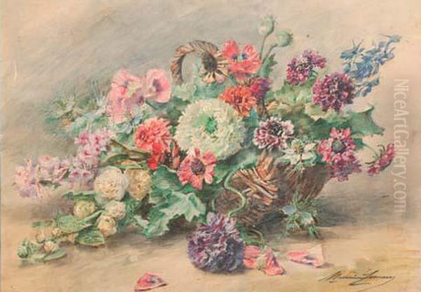 Fleurs Dans Un Panier - view 1