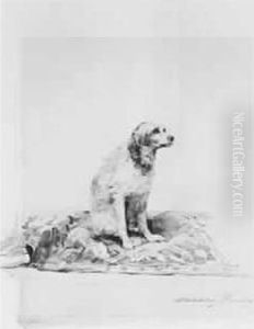 Aquarelle Originale, Signee Et Datee, 1889 ; Env. 31x 36 Cm Sur Une Page 48 X 60,5 Cm. Aquarelle Originale, Signee Et Datee, 1889 ; Env. 31x 36 Cm Sur Une Page 48 X 60,5 Cm.
