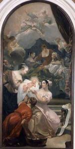 The Birth of the Virgin by L. Vernansal