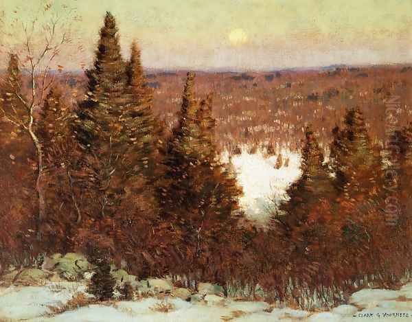 December Moonrise - view 1