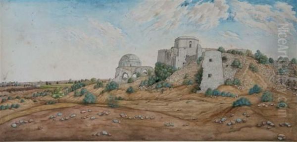 A Ruined Temple In The Holy Land - view 1