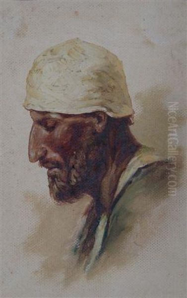 Head Study Of An Arab - view 1