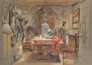 Interior Scene With Armour