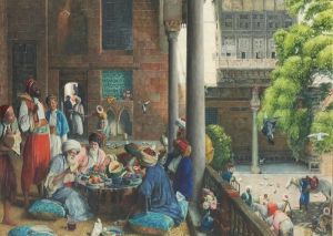 The Mid-day Meal, Cairo by John Frederick Lewis