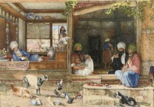 The Kibab Shop, Scutari by John Frederick Lewis