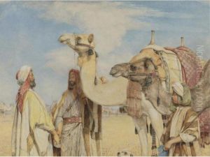 Greetings In The Desert by John Frederick Lewis