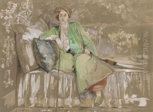 Jean Caradja, Voivod Of Wallachia, Seated On A Divan Jean Caradja, Voivod Of Wallachia, Seated On A Divan