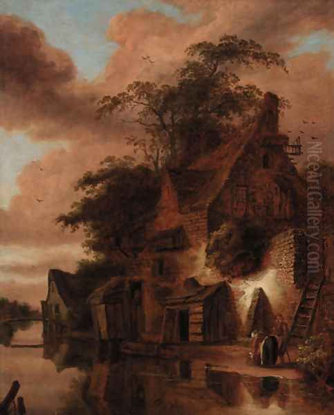 A cottage by a river - view 1