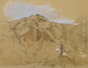St. Catherine's Mount From Gebel Musa (mount Sinai) by John Frederick Lewis