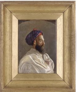 Head Of An Arab by John Frederick Lewis