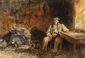 A Highland Crofter by John Frederick Lewis