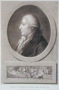 Portrait of Francesco Bartolozzi 1727-1815 engraved by Jacques Brouillard 1744-1806 by Pierre Noel Violet
