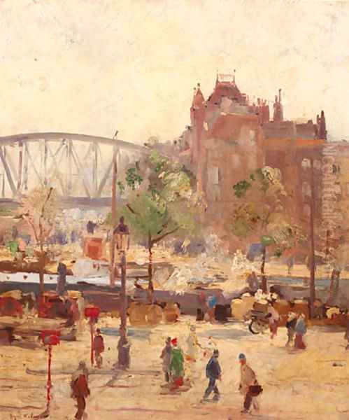A busy quay, Rotterdam - view 1