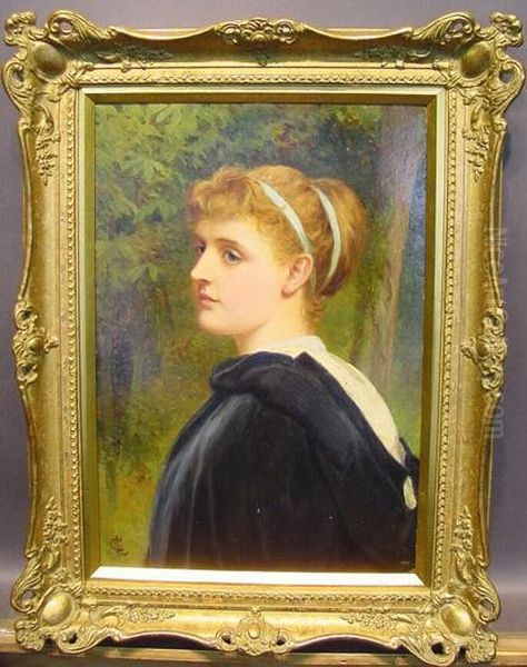 Woman In A Garden - view 1
