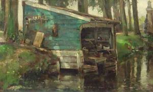 The wash-house by August Willem van Voorden