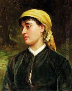 A Country Girl
Oil On Canvas by Charles Sillem Lidderdale